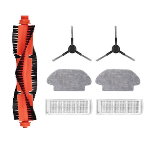AhCor Accessori per aspirapolvere filtro Hepa panno panno spazzola laterale principale, compatibile per Xiaomi S10, S12 accessori spazzole B106GL aspirapolvere (colore: SET 4)