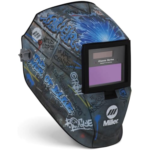 Image of Miller Classic Welding Helmet, ClearLight, Shade 8-13, Street Sparks