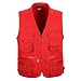 Produktbild Frühling und Herbst Herren Weste mit mehreren Taschen Gr. XL, gules