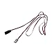 YXQ 1M Servo Extension Cable 3 Pin Male to Female Lead Wire for RC Airplane (10Pcs)