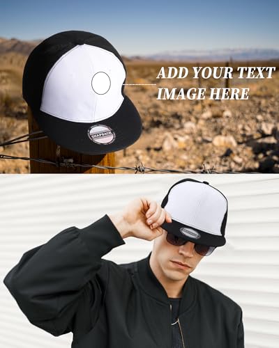 Image of 15 Pack Snapback Hats for Men Hip Hop Style Solid Baseball Hats Adjustable Snapback Cap Flat Brim Baseball Caps