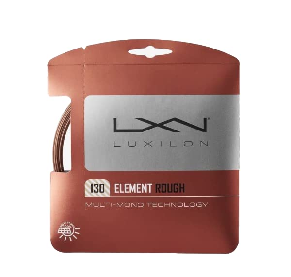 Luxilon Element Rough Tennis String 2-Pack (2 Sets Per Order) - Best String for Comfort and Spin
