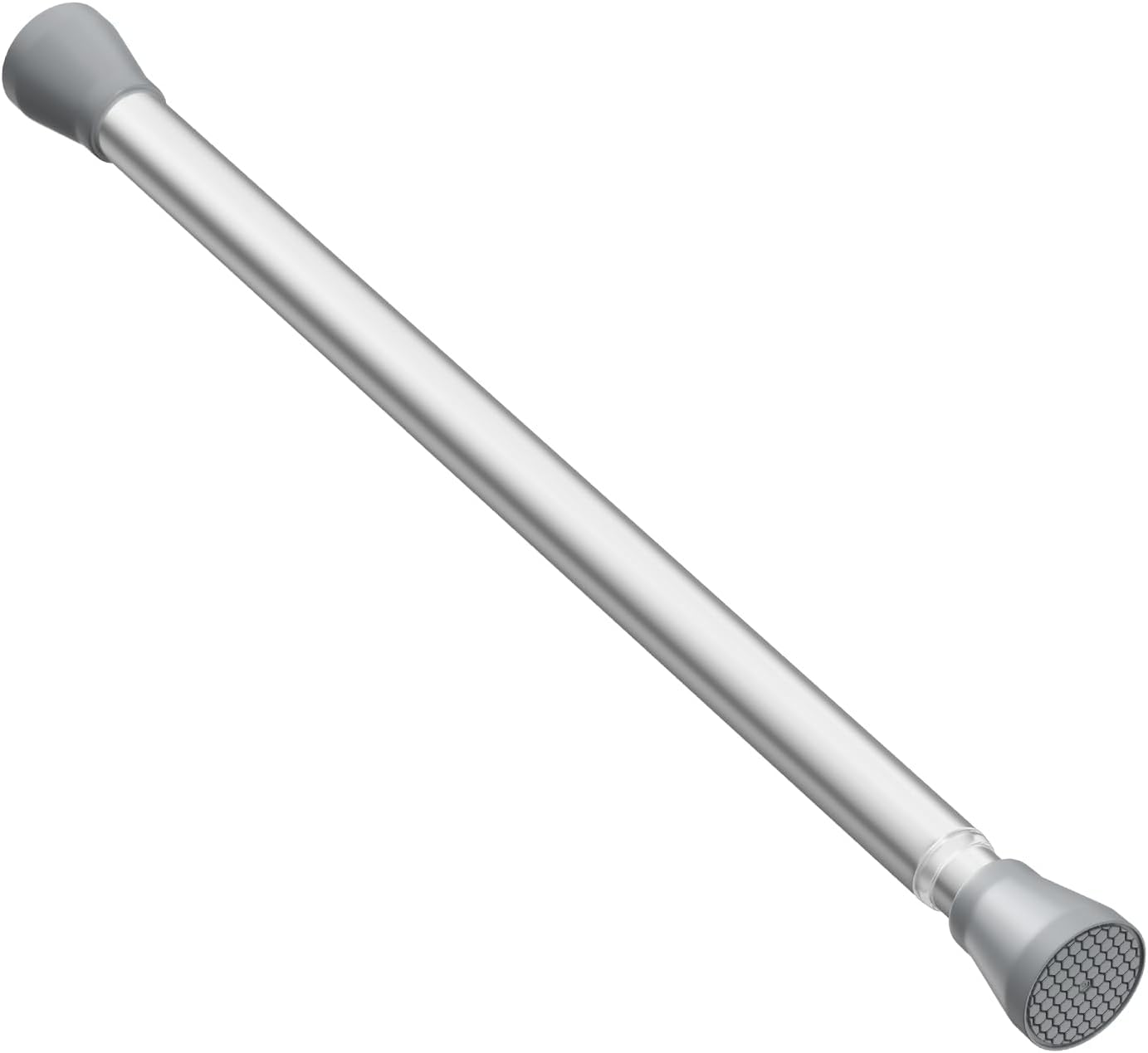 AIZESI Spring Tension Rod 40-70 CM 1pcs,Silver Adjustable Curtain Rod,Small Pressure Tension Rod,Non Slip Strong Tension Rods,No Drilling Stainless Steel Small Extendable Spring Rod