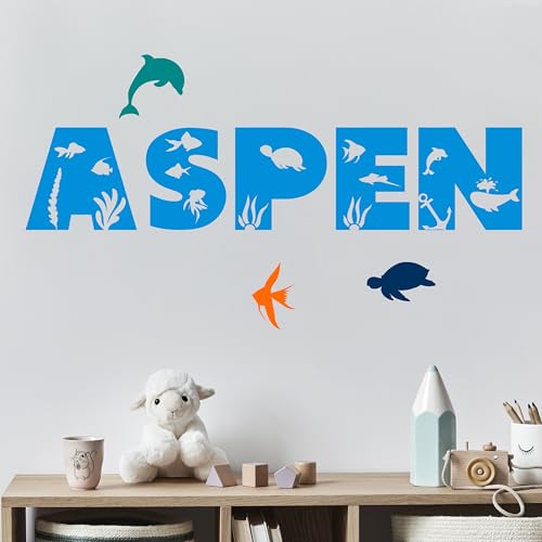 Vinilo Personalizado Animales Marinos para Pared miniatura 4