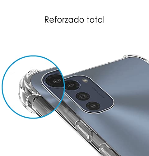 Tumundosmartphone Transparent Shockproof Silicone Case for Motorola Moto E32 4G - Image 3