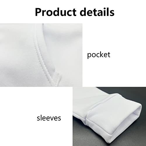 3pcs Sublimation Hoodies Blank Men 100 Polyester Hoodie For Sublimation4
