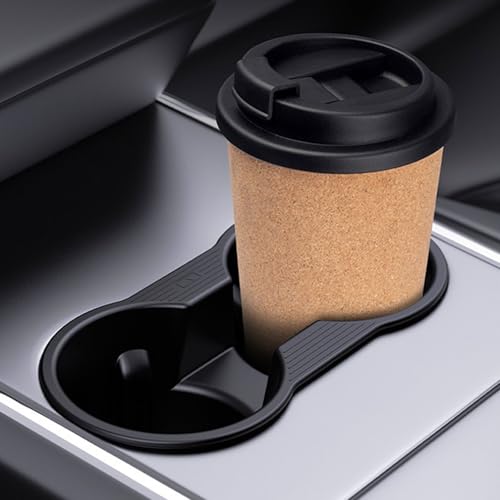 Portavasos de silicona ajustable para consola central auto miniatura 2