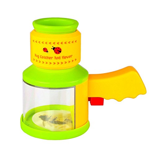 AlleTechPlus Bug Catcher and Viewer Microscope for Kids, Nature Exploration Toys Insect Magnifier Backyard Explorer for Children