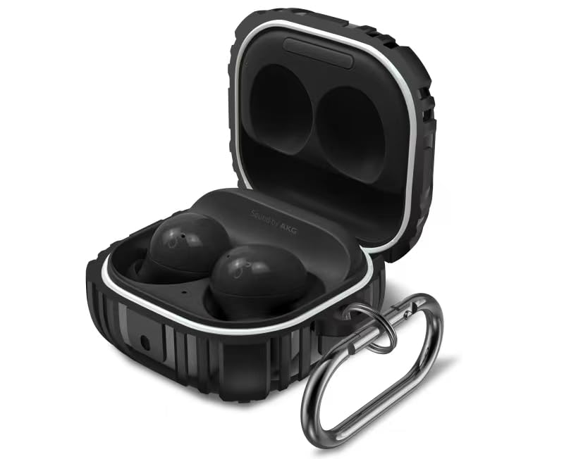 NEWTECHNO Armour Cover Case for Samsung Galaxy Buds FE Case (2023) / Galaxy Buds 2 Pro Case (2022) / Galaxy Buds 2 Case (2021) / Galaxy Buds Pro Case (2021) / Galaxy Buds Live Case (2020)-image-9