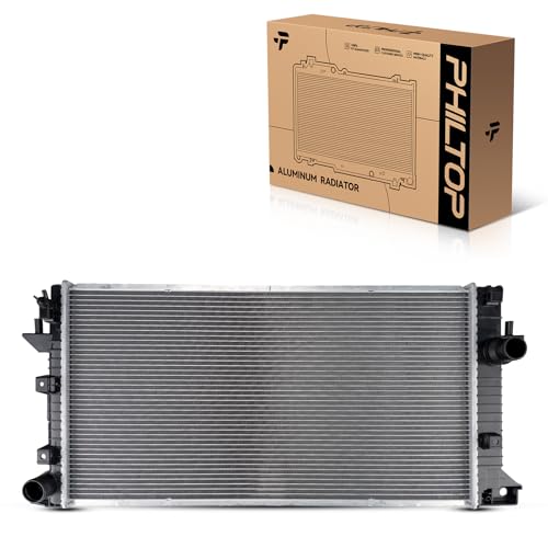 Image of PHILTOP Core Radiator Compatible with 2007-2008 Expedition, 2007-2008 Navigator Transmission Oil Cooler Included | Core Width: 31-1 /2 inch fit for 2007 2008 Expedition, Navigator