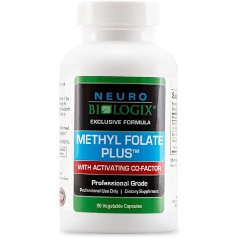 Methyl Folate Plus - Advanced Blend of L-5-Methylfolate, Folinic Acid & B Vitamins for Methylation Support - Methylfolate Supplement for Neurological & Immune Function Support Cover