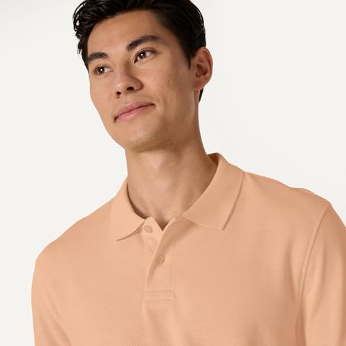 Image of Amazon Essentials Men's Regular-Fit Short Sleeve Cotton Pique Polo Shirt (Available in Big & Tall)