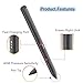 Slim Rechargeable Pen for Lenovo Touchscreen Laptops,Active Stylus Compatible with Lenovo ThinkPad x1/Yoga 520 730 920/Miix 510 700,for IdeaPad Flex 6 11/14,4096 Pressure Sensitivity