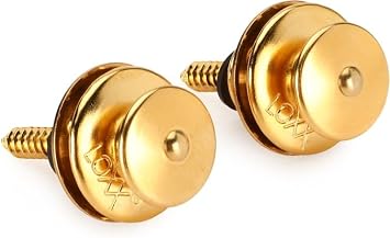 Loxx Strap Lock System for Guitar and Bass - Gold