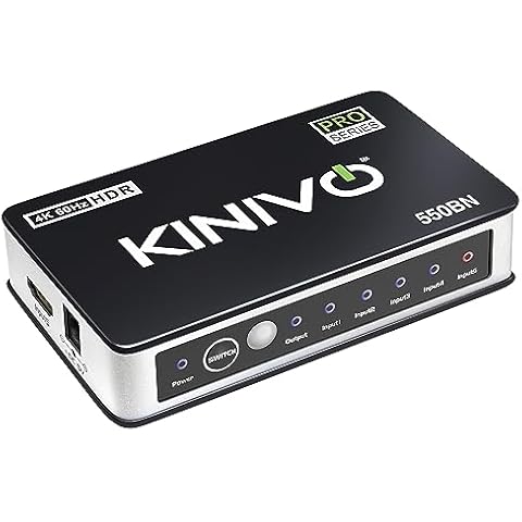 Kinivo HDMI Switch 4K HDR 550BN Cover
