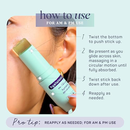 SpaLife Beauty Dew Hyaluronic Acid Hydrating Serum Stick Balm for Face –– For Moisture & Skin Strengthening – Targets Tightness, Dryness, Dehydration, & Dullness – Travel-Friendly – Multipurpose
