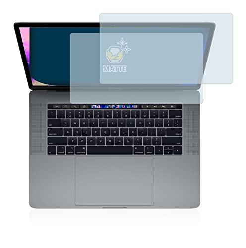 brotect Protection Ecran Anti-Reflet pour Apple MacBook Pro 15" 2019 (Touch Trackpad) (2 Pièces) - Film Mat