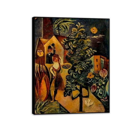 Posters sur toile Max Ernst Chapeau à la main peinture décoration 65x50