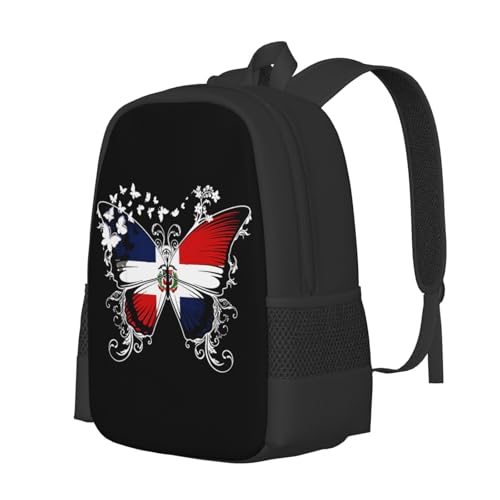 Dominican Republic Flag Backpack Lightweight Large Capacity Laptop Backpack Travel Backpacks for Unisex2