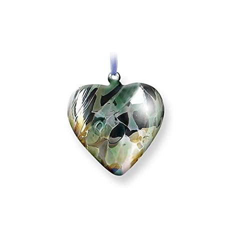 Nobile Glassware Mouth Blown August Birth Gem Heart 1697-17 Cover