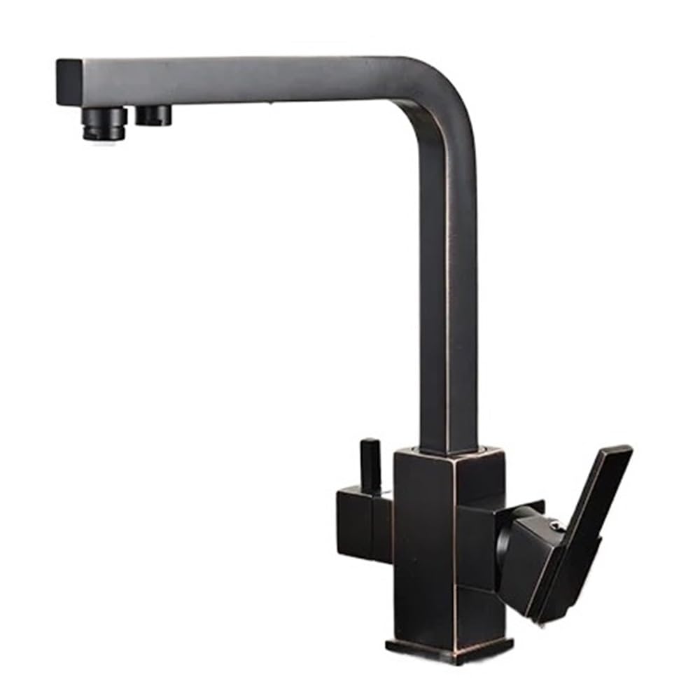 Blyqxs One Color 3 Way Kitchen Faucet Orb Copper Blending Faucet Home Kitchen Faucet Xt-52