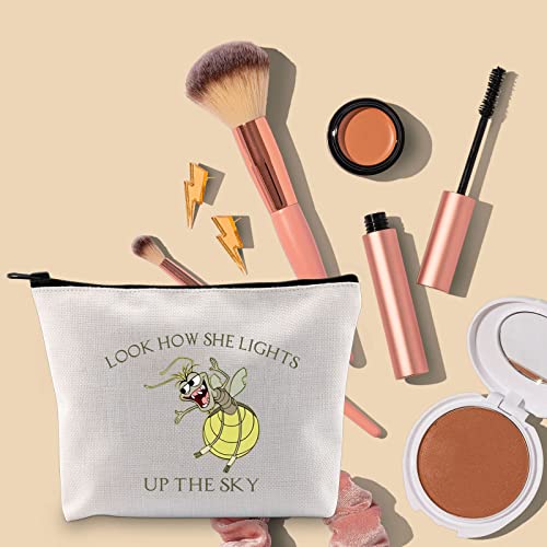 TOBGBE Funny Firefly Raymond Cosmetic Bag Frog Princess Gifts Princess Friends Ray Inspired Gifts Princess Lover Gift (Lighs Sky)4