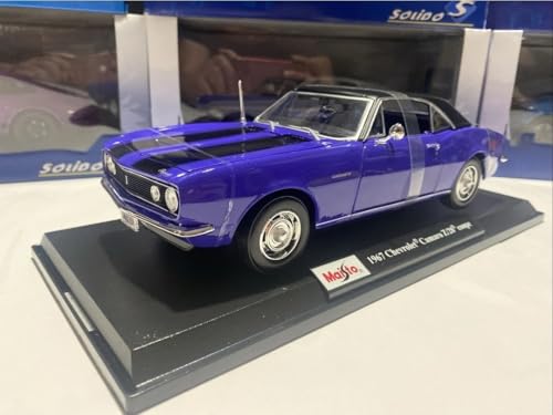 Modelo 1:18 Chevrolet Camaro Z28 1967 Maisto Azul