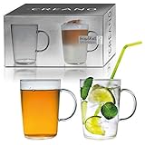 teeglas mit gravur GESCHENK: Das Glas mit Henkel wird in einem hochwertigen Geschenkkarton geliefert und eignet sich daher auch ideal als Geschenk zu Weihnachten, Geburtstag, Muttertag und Ostern.