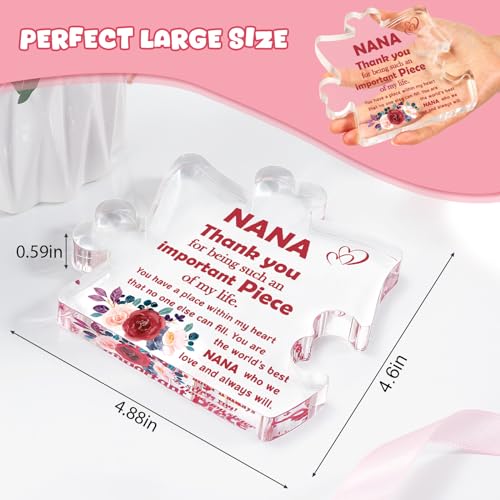Nanagrandmabirthdaygiftsmothersdaygrandmananagiftsfromgrandkidsgrandmothergrandmagrandparentsnanagiftsfromgranddaughtergrandsonthankyounanaacrylicplaquedeskdecorationsign Urban Country Home Decor Nana grandma birthday gifts mothers day grandma nana gifts from grandkids grandmother grandma grandparents nana gifts from granddaughter grandson thank you nana acrylic plaque desk decoration sign urban country home decor