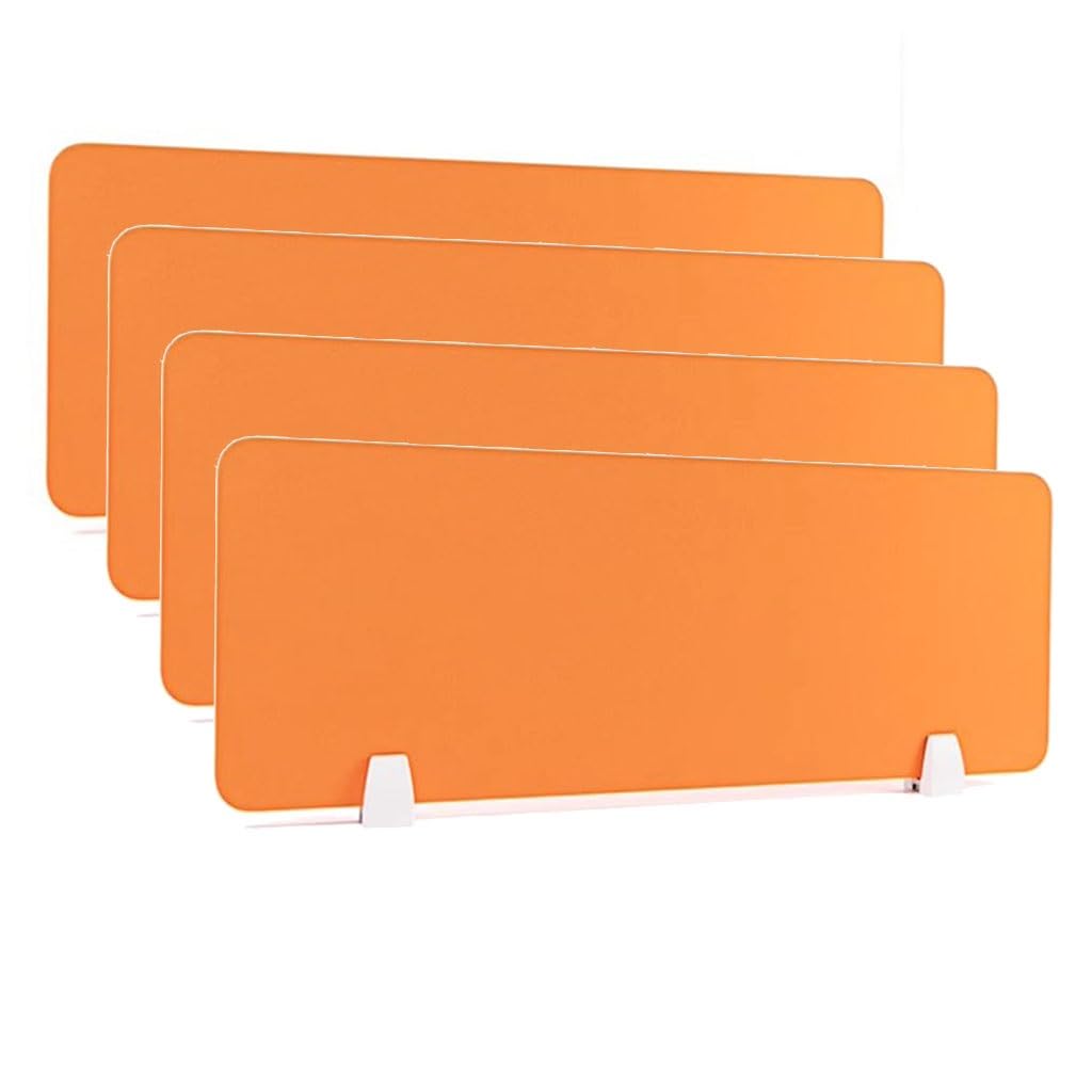 GJZQDKX Acoustic Desk Divider Shelf Panels 4 Pack Privacy Partition for Soundproofing and nization