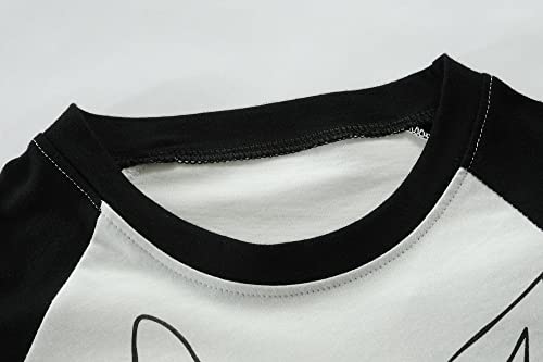 Easter Shirts Baby Boys Girls Raglan Long Sleeve Tees Toddler Easter Bunny Squad Graphic Tops4