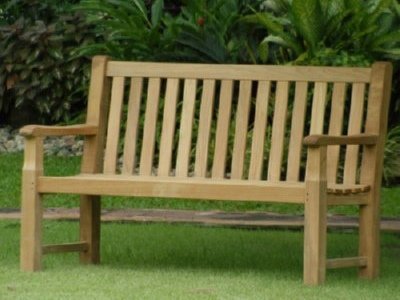 Atlanta Teak Furniture - Classic Teak Bench - 5 Feet #TOP4