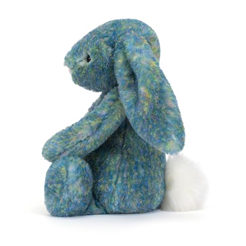 Jellycat Bashful Azure Luxe Bunny Stuffed Animal, Medium 12 inches - Rabbit & Bunny Plush Toy - Classic Children's Gift - Image 4