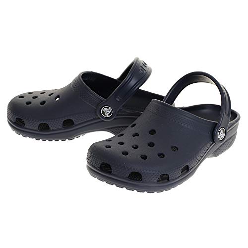 Image of crocs Unisex-Child Classic Clog K Navy 9 Kids UK (C9) (204536-410)