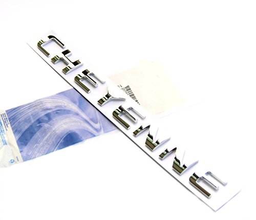 Image of Yoaoo 3Pack OEM Chrome Cheyenne Nameplates Emblems Badge Compatible with Silverado Shiny 3D New