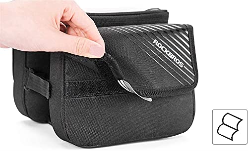 Bolsa de bicicleta táctil SSDD para cuadro de montaña y soporte de móvil 4