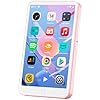 Lettore MP3 con Bluetooth e WiFi, Oilsky 80GB 4 pollici Android 9.0 Mp3, 1080P Touchscreen MP4 Player, Portable Music Player con Spotify, Audible, Deezer (Rosa)