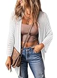 Dokotoo Cardigan Sweaters for Women Summer Lightweight Cardigans Spring Womens Fashion 2024 Vacation Beach Cruise Outfits for Women 2024 Resort Wear Clothes Clothing Bathing Suit Cover Up White
