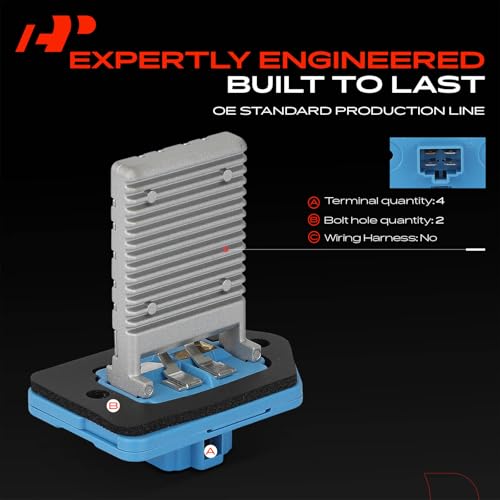 Image of A-Premium Front HVAC Blower Motor Resistor Compatible with Hyundai & Kia | for Sonata, Accent, Optima, XG350, Tiburon, XG300, Magentis