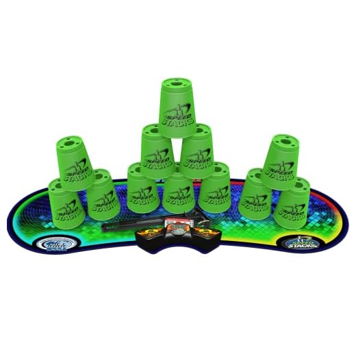 Speed Stacks Sport Stacking-Set, neon Green