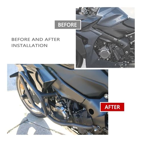 Barre protection moteur GSX-S1000 évitez les carters brisés