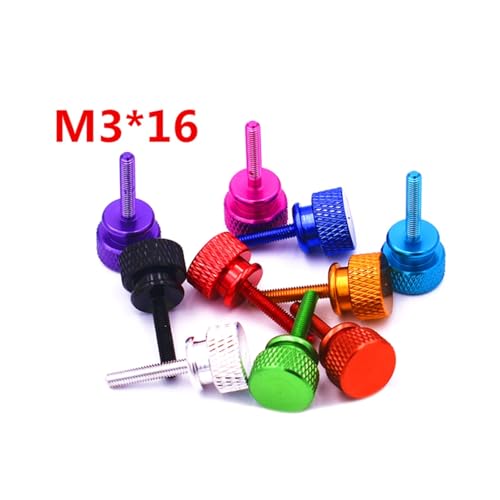 Vis moletées en aluminium M4x8mm pour ouvrir votre boîtier PC à la main - 6