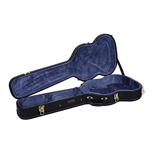 Image of Crossrock Hardshell Arch Top wood case fits SG Electric Guitars-Black(CRW600SGBK)