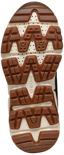 Image of Geox J Flexyper Plus Boy Ankle BootKids, Brown Cotto Black, 8 US
