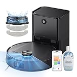 Ultenic T20 Pro Aspirateur Robot, Robot Aspirateur Laveur, Robot Silencieux Connecté avec WiFi/Bluetooth/Alexa/App, 6 Modes de Nettoyage, Auto-Charge, 8000 Pa, Idéal pour Poils d'animaux
