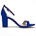 Dream Pairs Chunk Sandalias de Tacón Alto Vestir Moda Punta Abierta Correa...