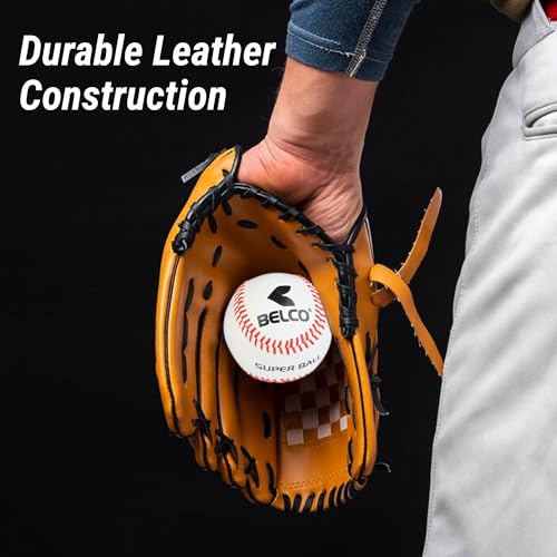 Image of Belco Baseball, Leather Super Ball Competition Grade Baseball Ball Official Size (Leather)