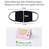 Made-in-Korea-Unisex-Kpop-Mask-Basic-Black-Cotton-Face-Mouth-Mask-BTS-EXO-Mask-SoltreeBundle-Oil-Blotting-Paper-50pcs Made in Korea Unisex Kpop Mask Basic Black Cotton Face Mouth Mask + SoltreeBundle Oil Blotting Paper 50pcs