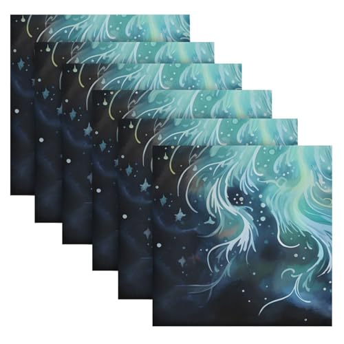 Servilletas de Tela Multicolor Set x6 20x20 in miniatura 2