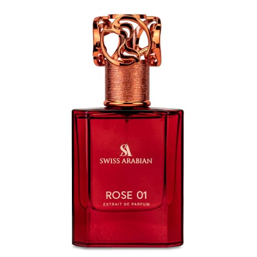 Swiss Arabian Rose 01 - Luxury Products From Dubai - Long Lasting, Addictive Personal EDP Spray Fragrance - Seductive Signature Aroma - 1.7 Oz
